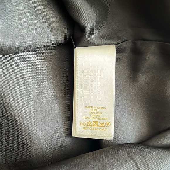 Kate Spade NWOT Silk Skirt Black Beige Polka Dot A-Line, Size 8 - Picture 10 of 10